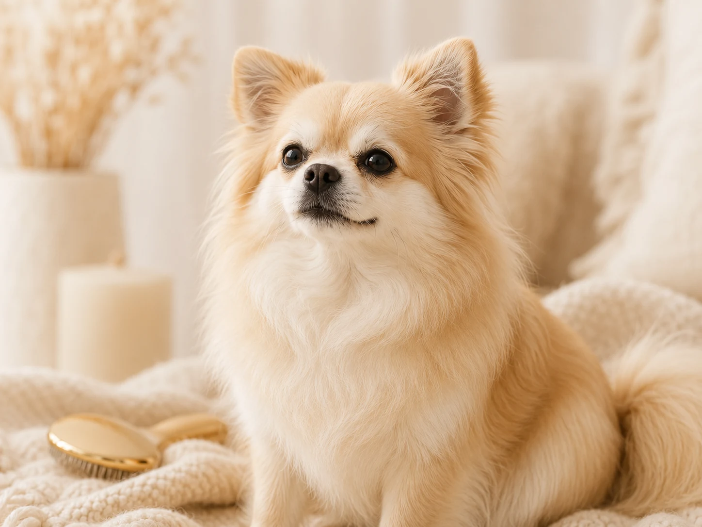 美しく整った毛並みの犬
